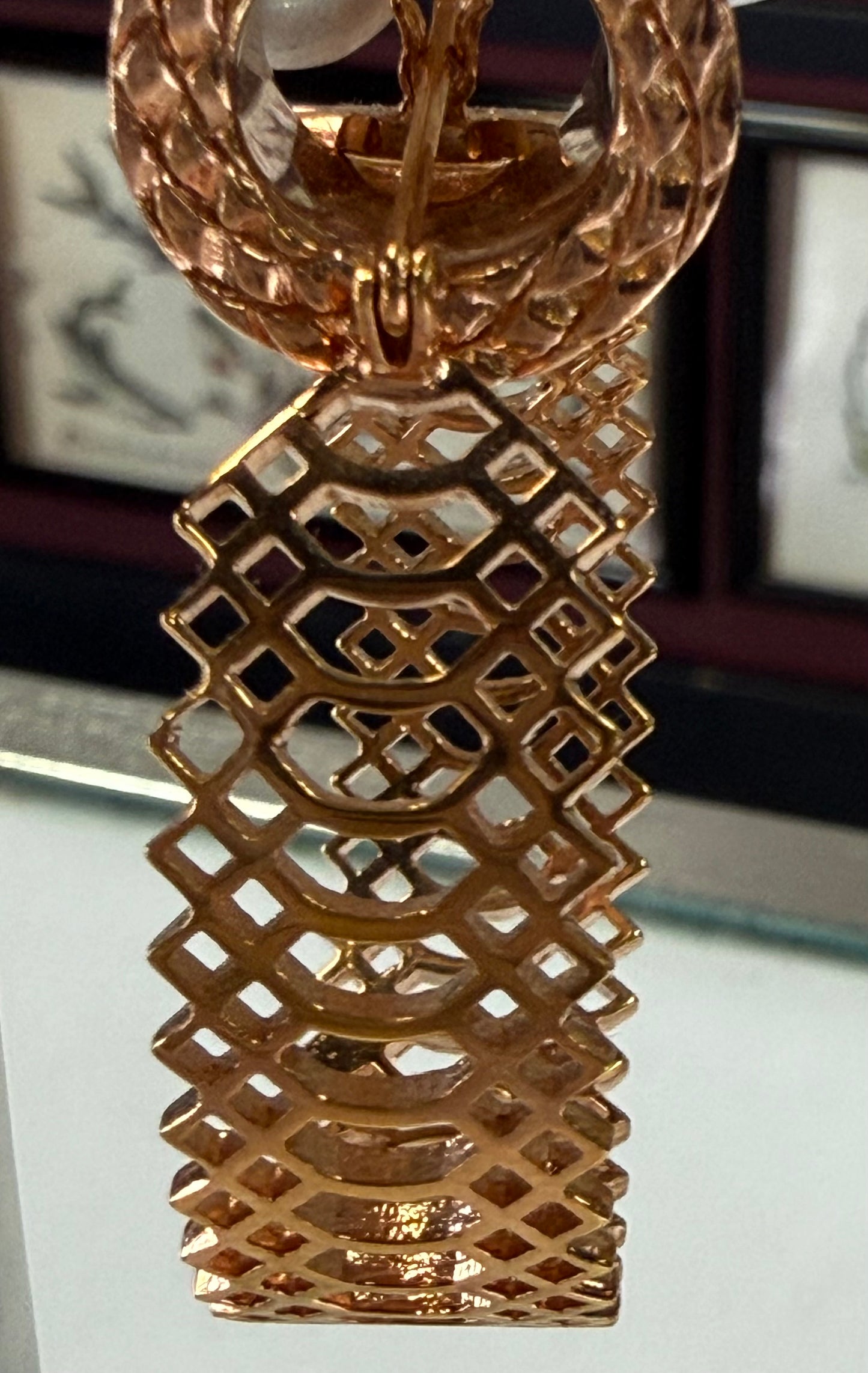 Snakeskin Knocker Earrings from TAWAPA
