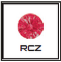 Red CZ Prong Navel