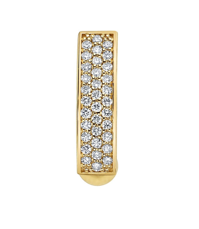BVLA - Kenari - Comfort Fit Curved Barbell with Diamonds
