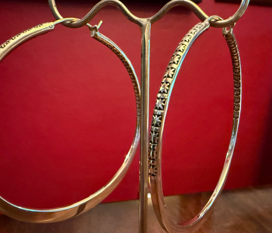 Cuts Deep Earrings by Maya Jewelry