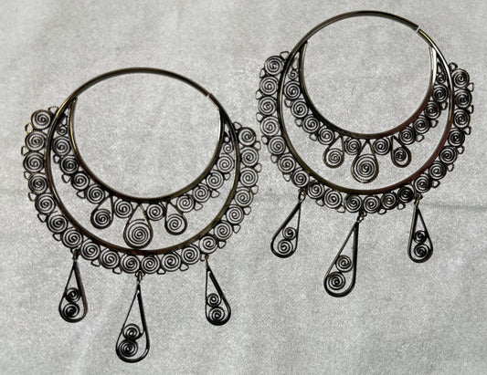 Filagree Hoops - Quetzalli