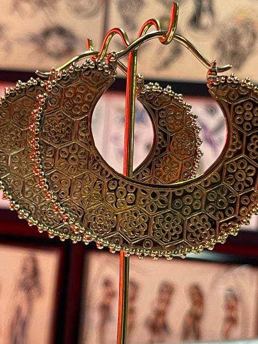 SALE - Hive ear weights from Maya Jewelry