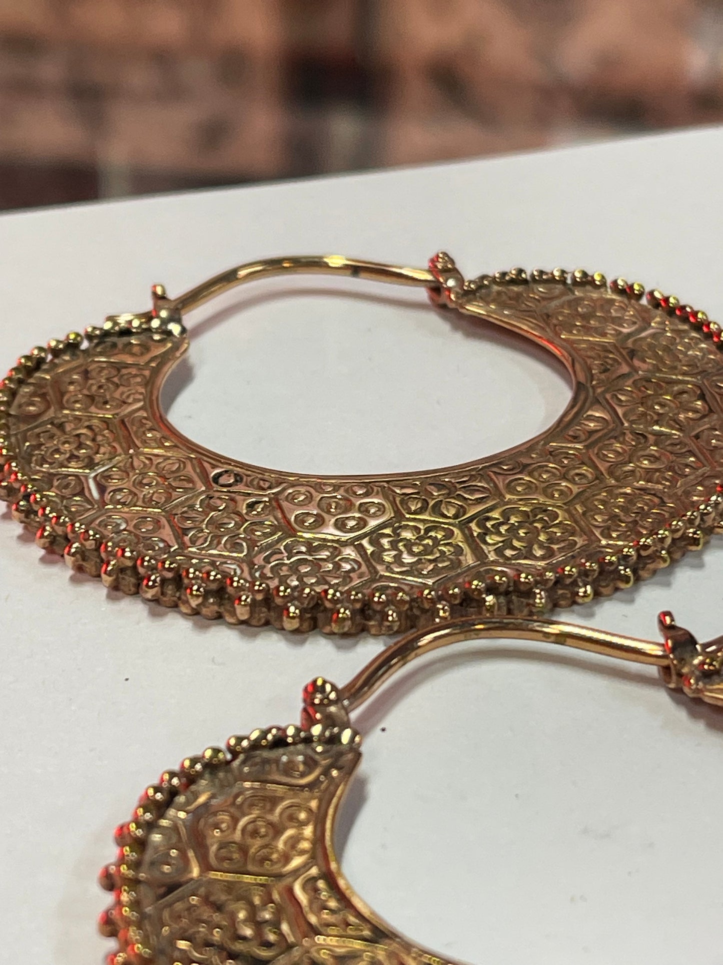 SALE - Hive ear weights from Maya Jewelry