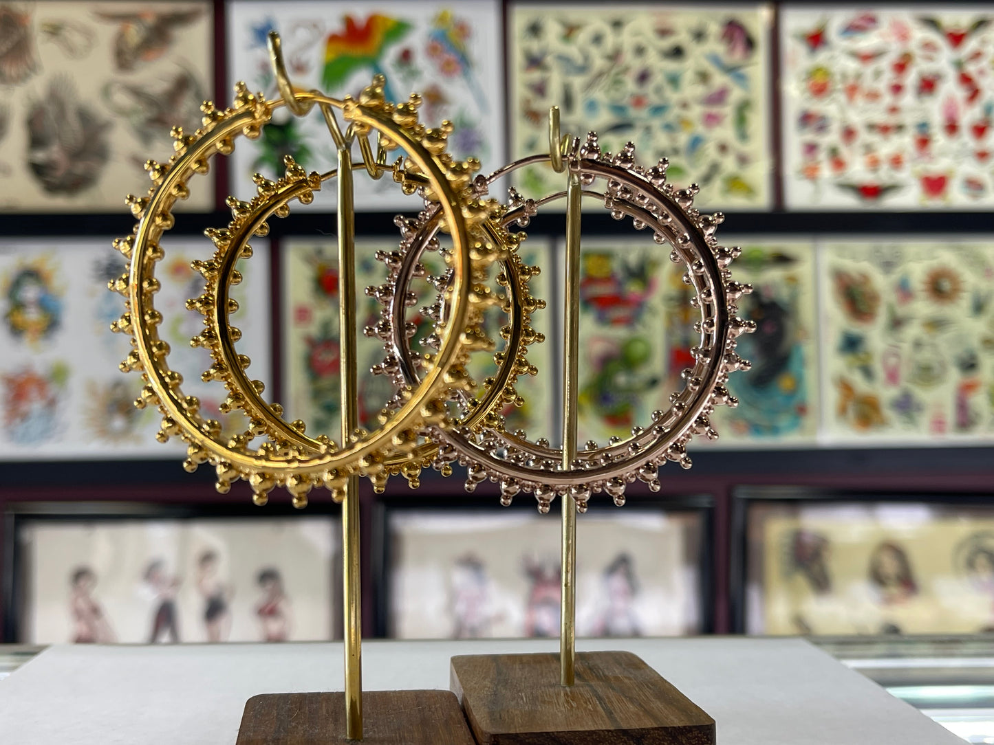 Tectonic earrings from Maya