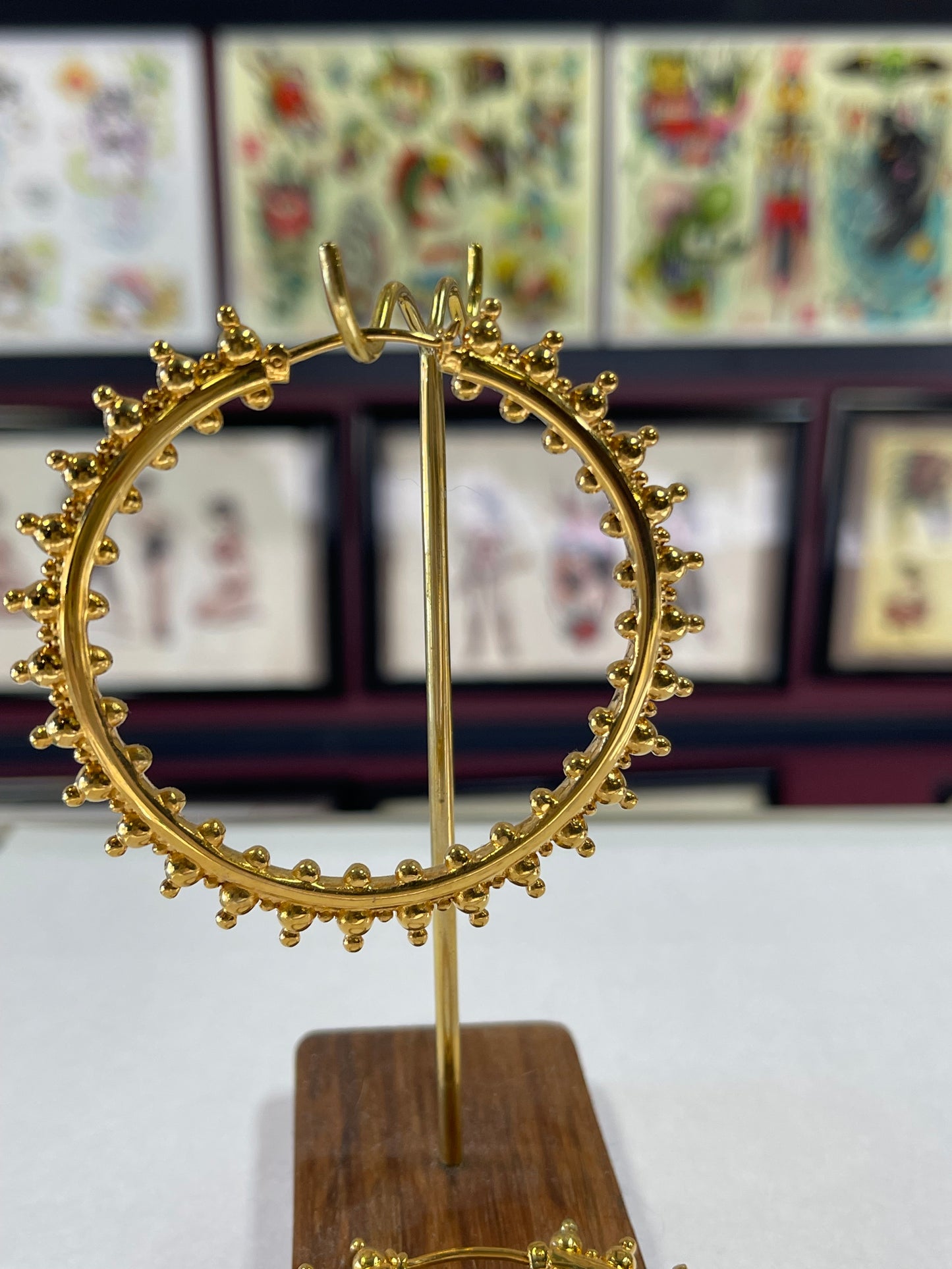 Tectonic earrings from Maya