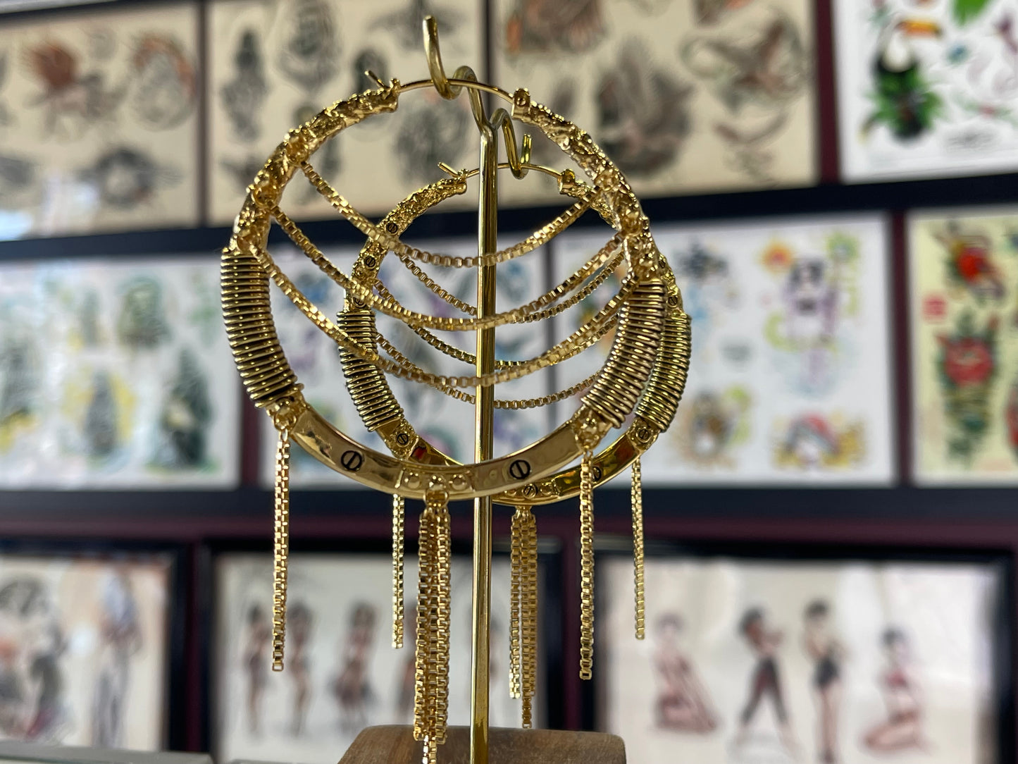 Shibari earrings from Maya Jewelry