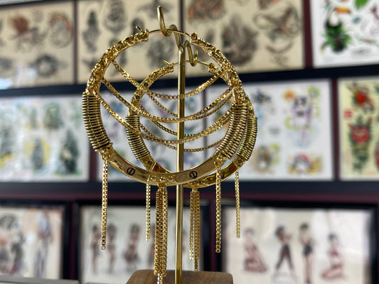 Shibari earrings from Maya Jewelry