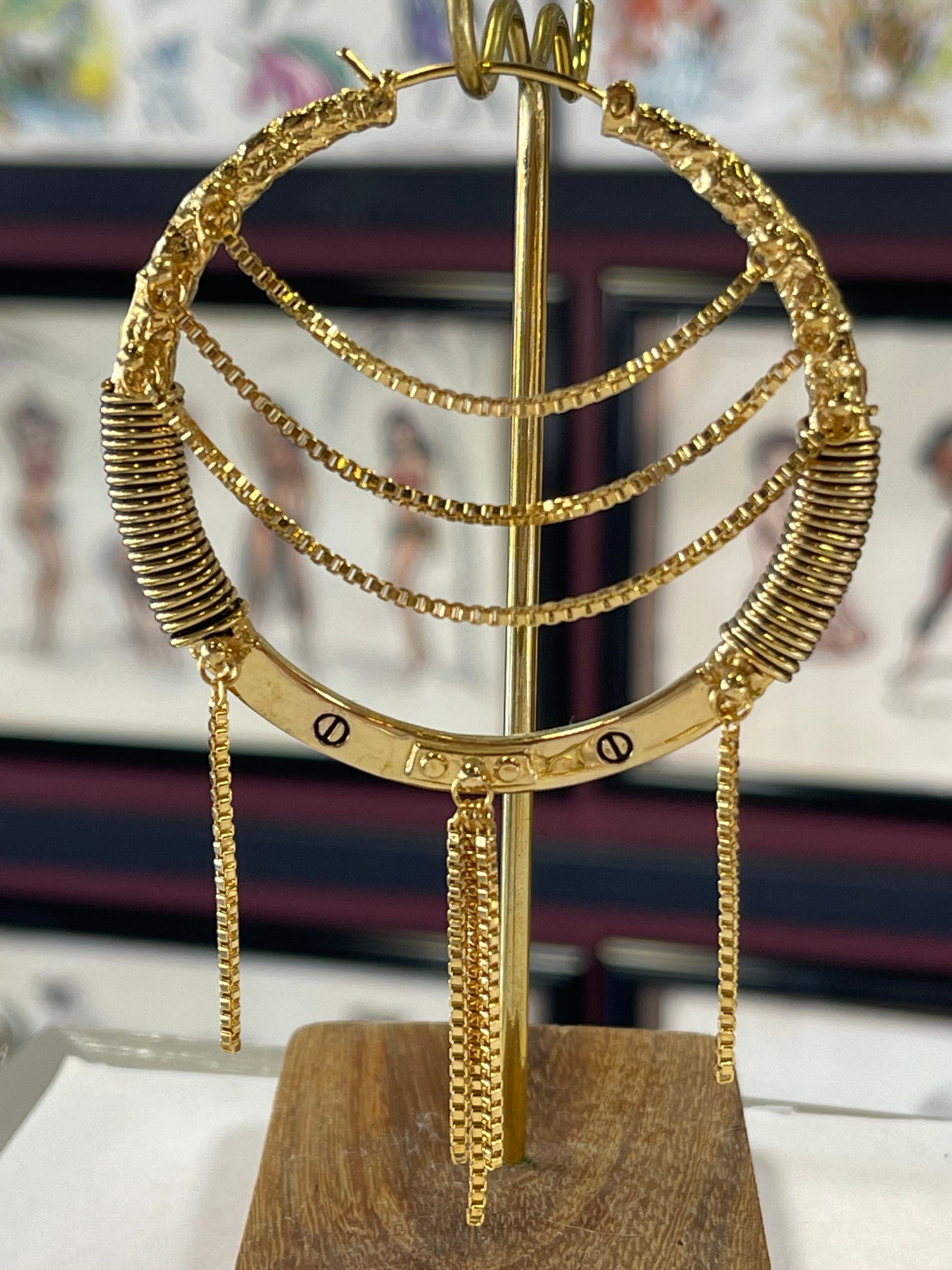 Shibari earrings from Maya Jewelry