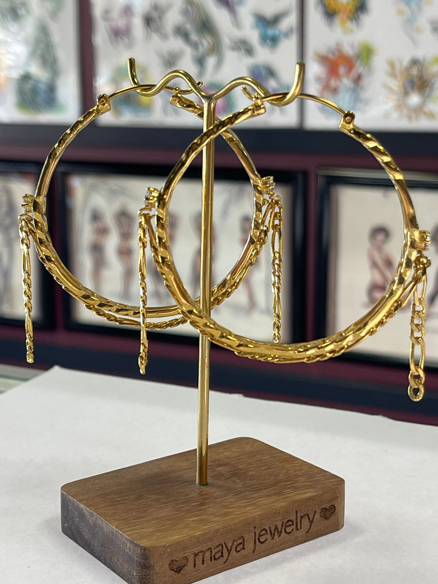 Hesher Earrings from Maya Jewery