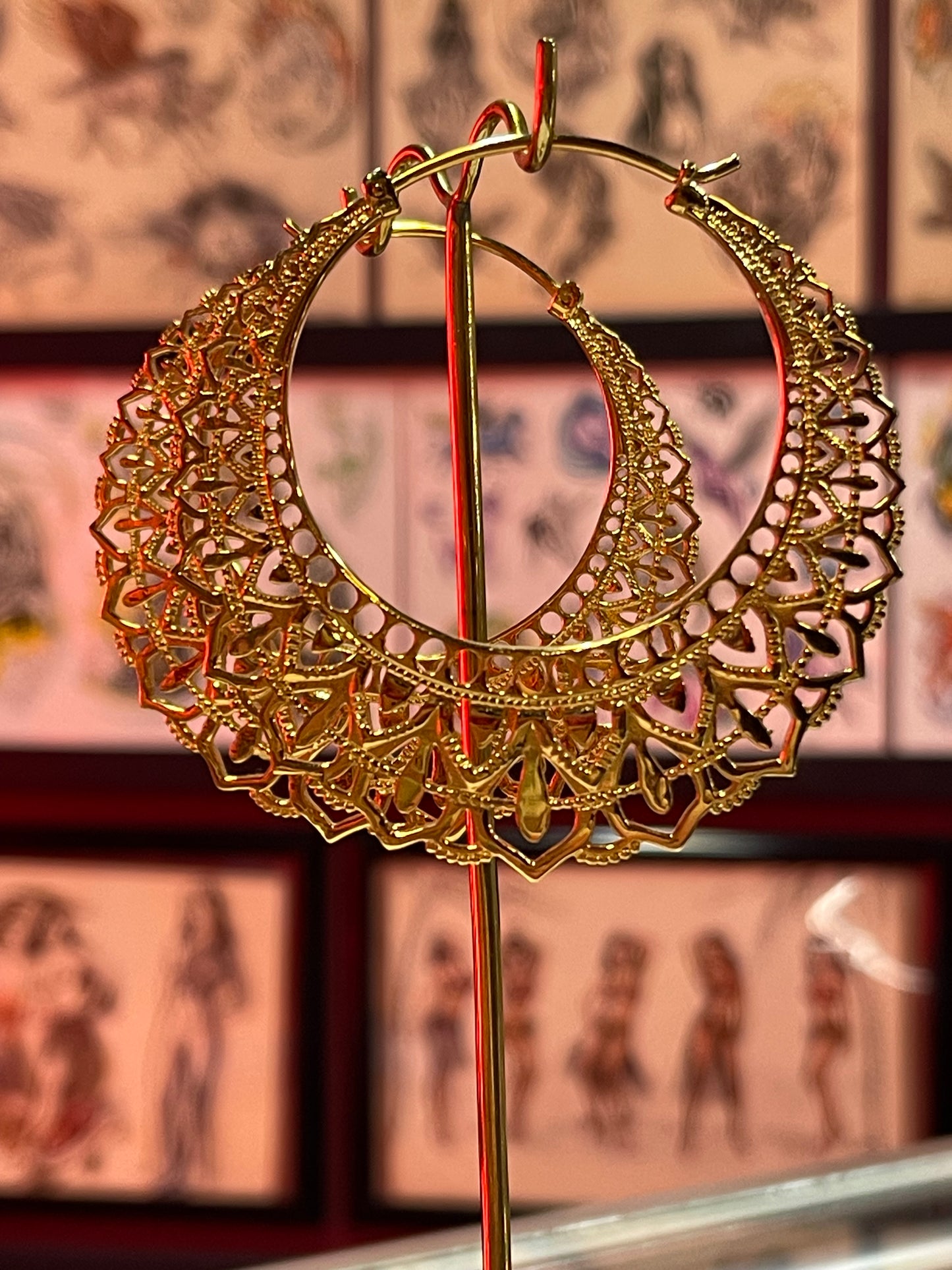 Manuka ear weights from Maya Jewelry