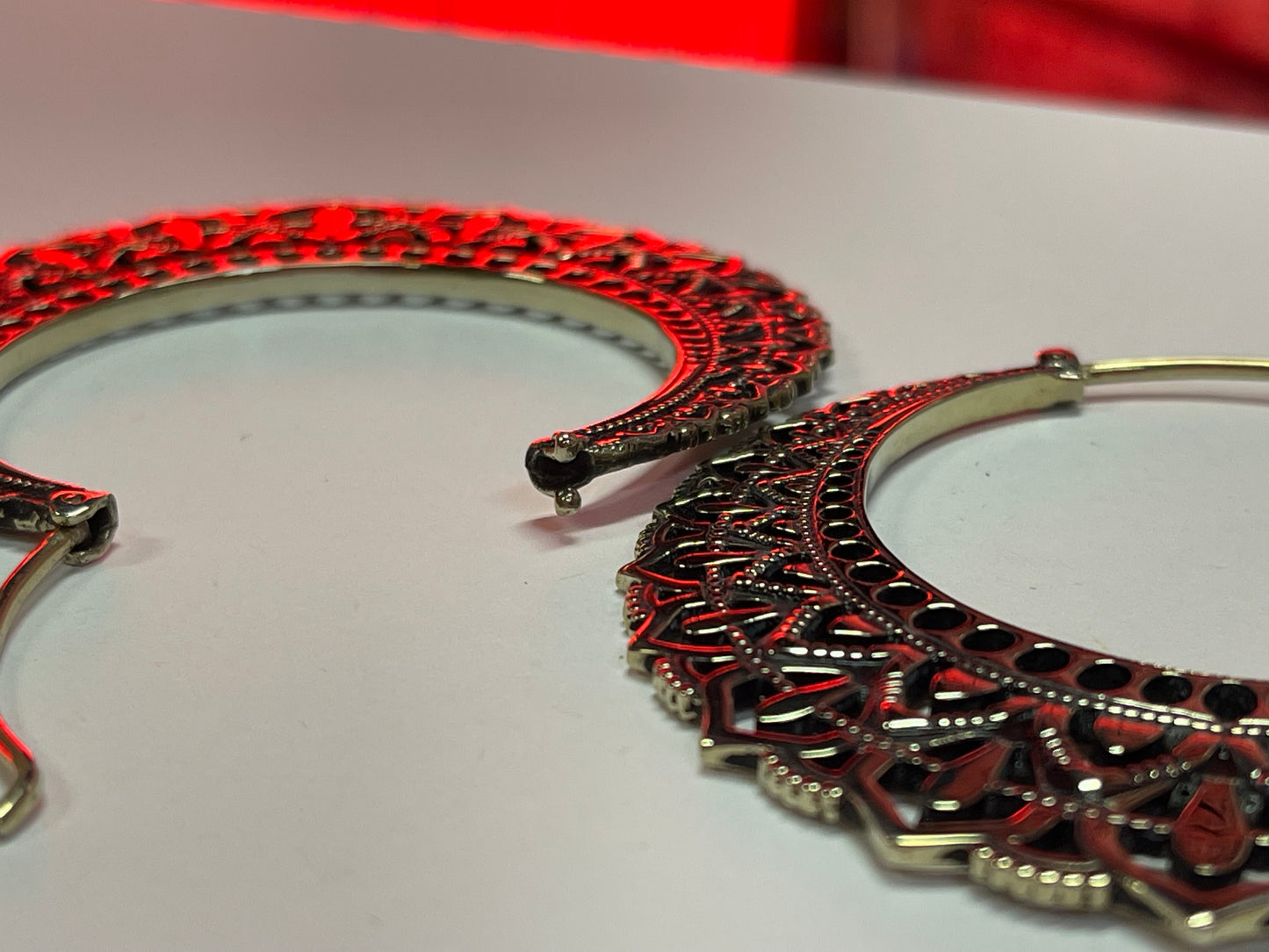 Manuka ear weights from Maya Jewelry