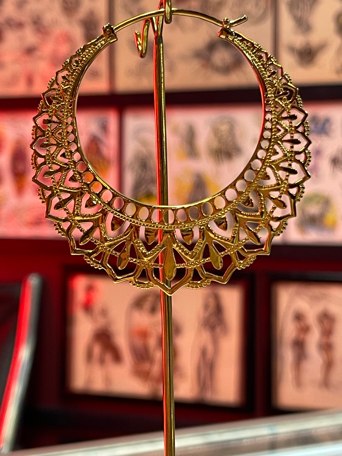 Manuka ear weights from Maya Jewelry