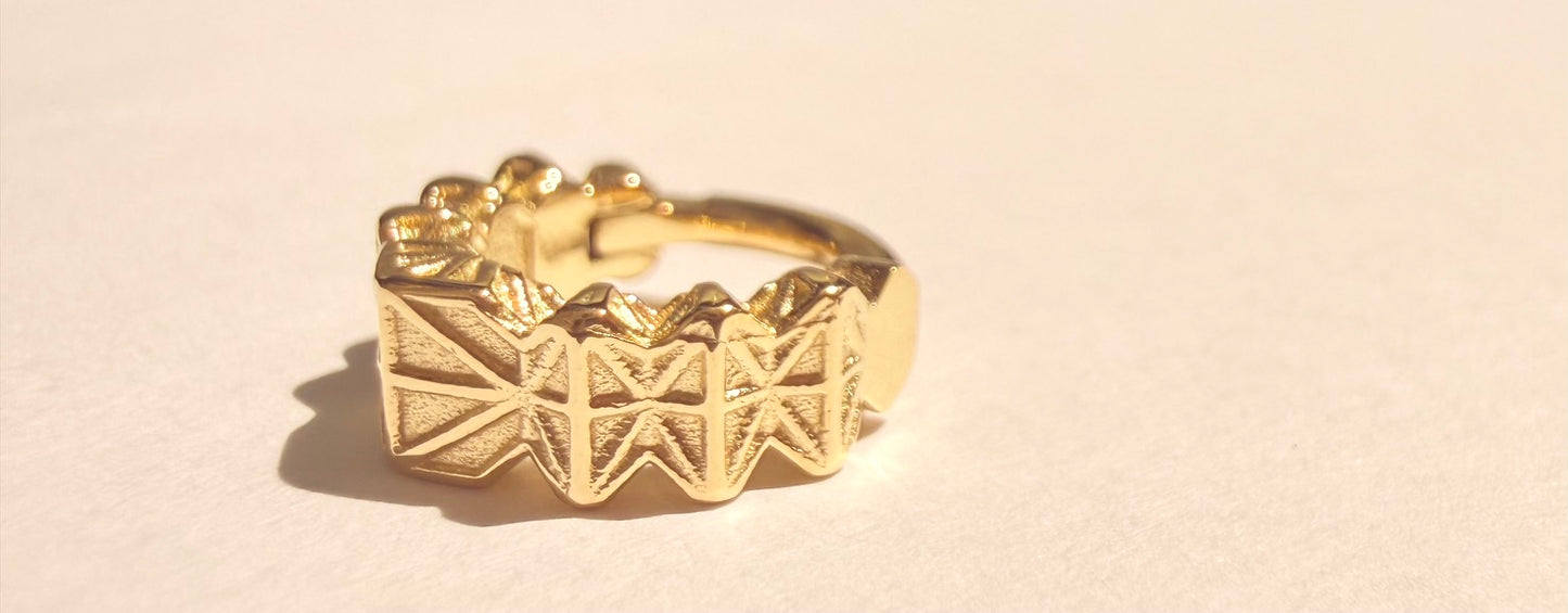 Penrose - Ion plated gold - Clicker by Tether