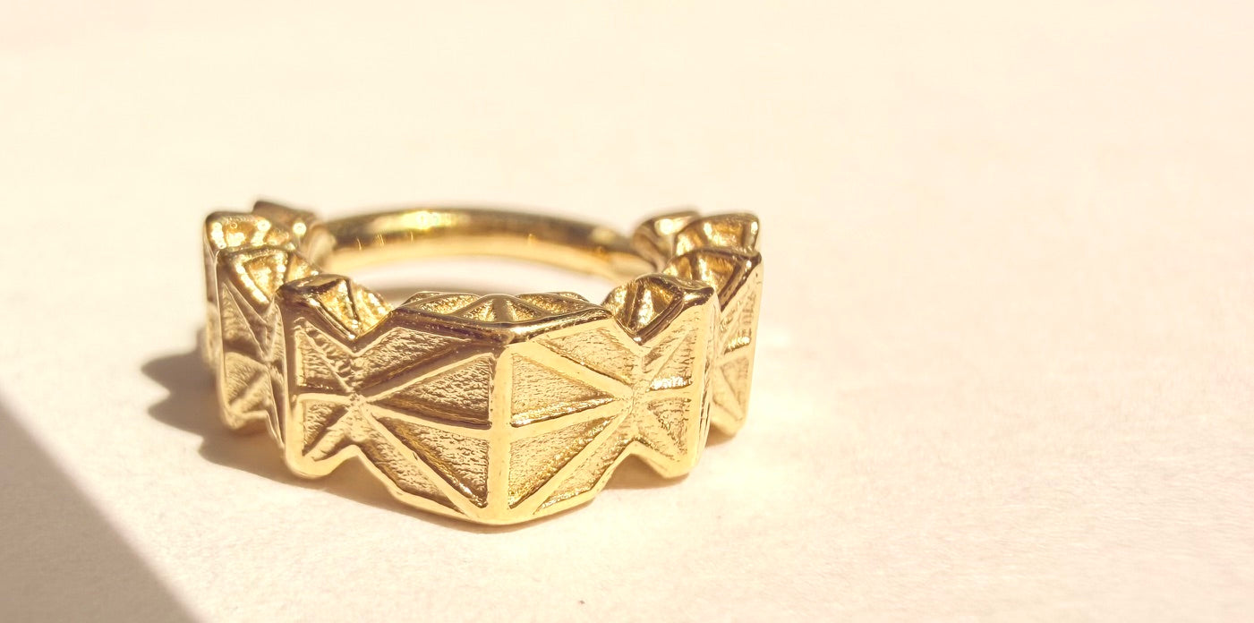 Penrose - Ion plated gold - Clicker by Tether