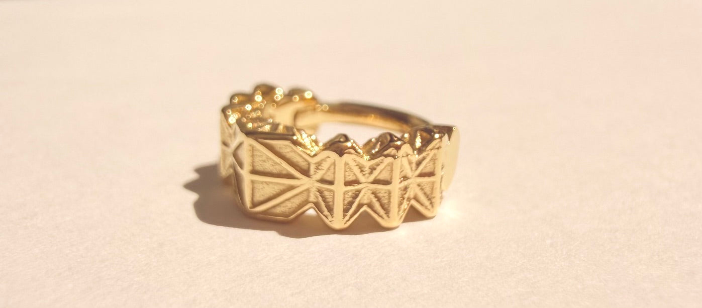 Penrose - Ion plated gold - Clicker by Tether