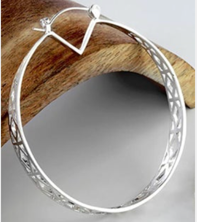 Shadow Hoop Earrings from TAWAPA