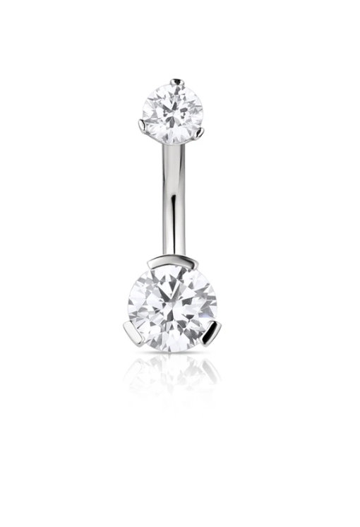 Titanium Curved Barbell - Prong