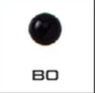 Natural Stone curved barbell - Post only