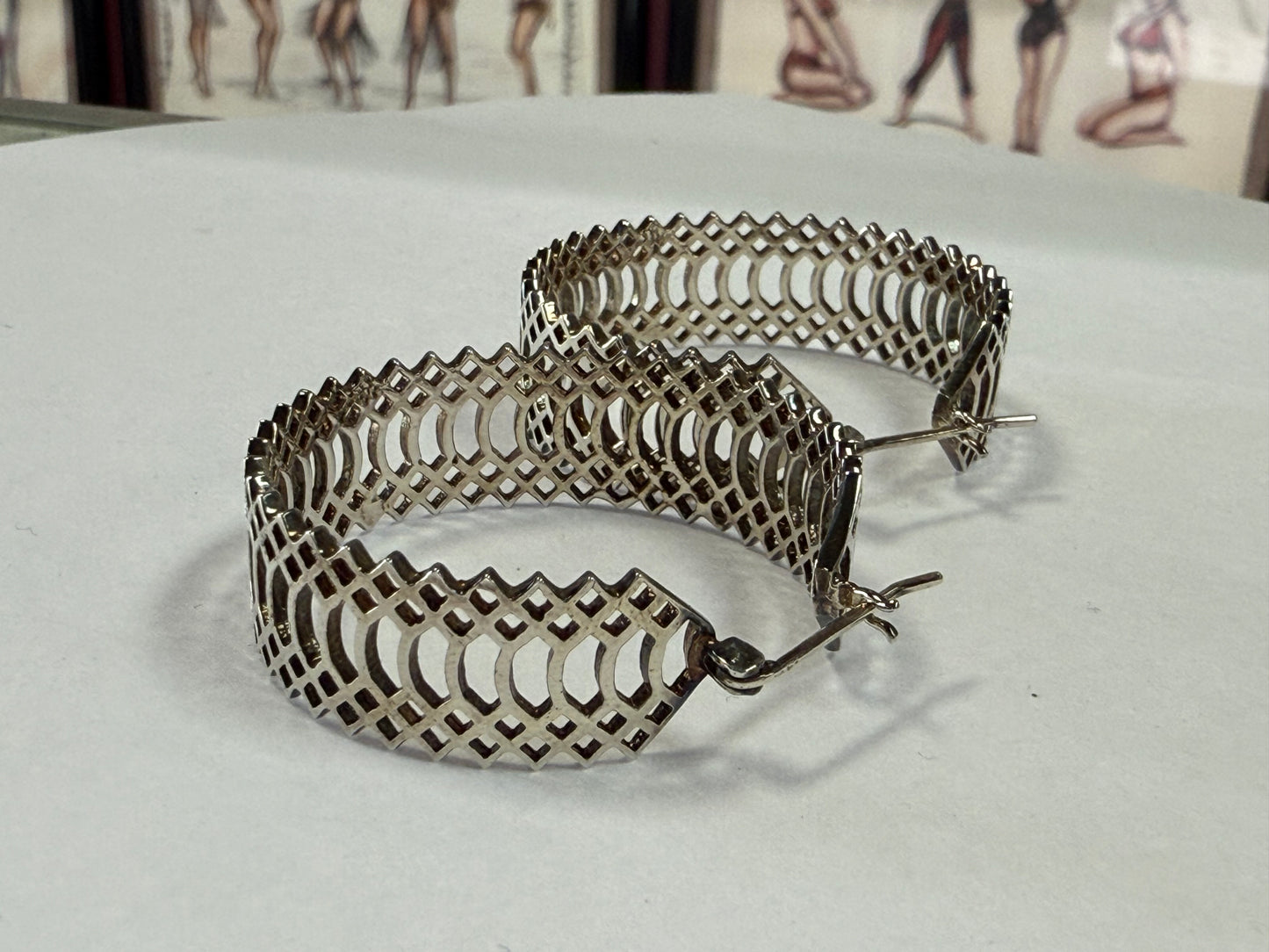 Snakeskin Knocker Earrings from TAWAPA