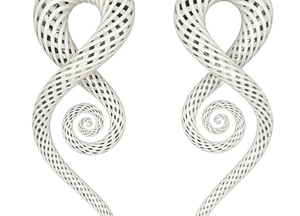 White Fishnet Squids