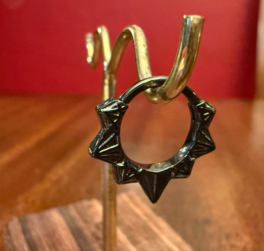 Clash - PVD coated Obsidian - Clicker by Tether