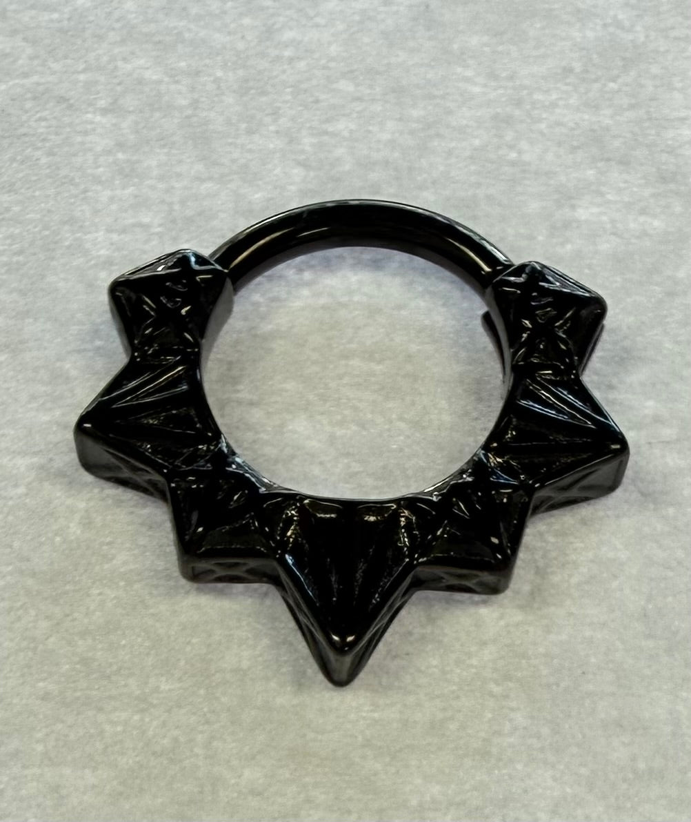 Clash - PVD coated Obsidian - Clicker by Tether