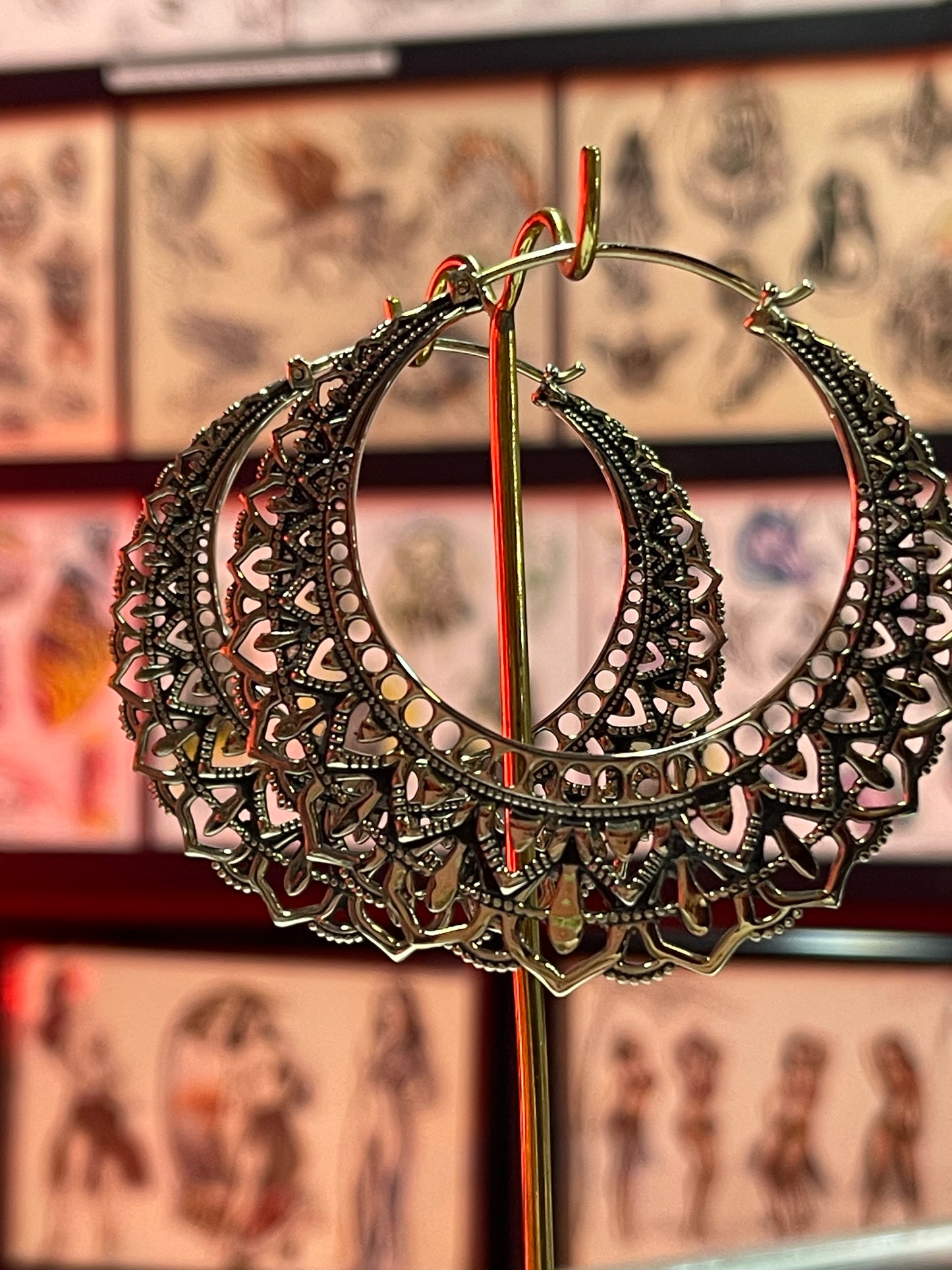 Manuka ear weights from Maya Jewelry