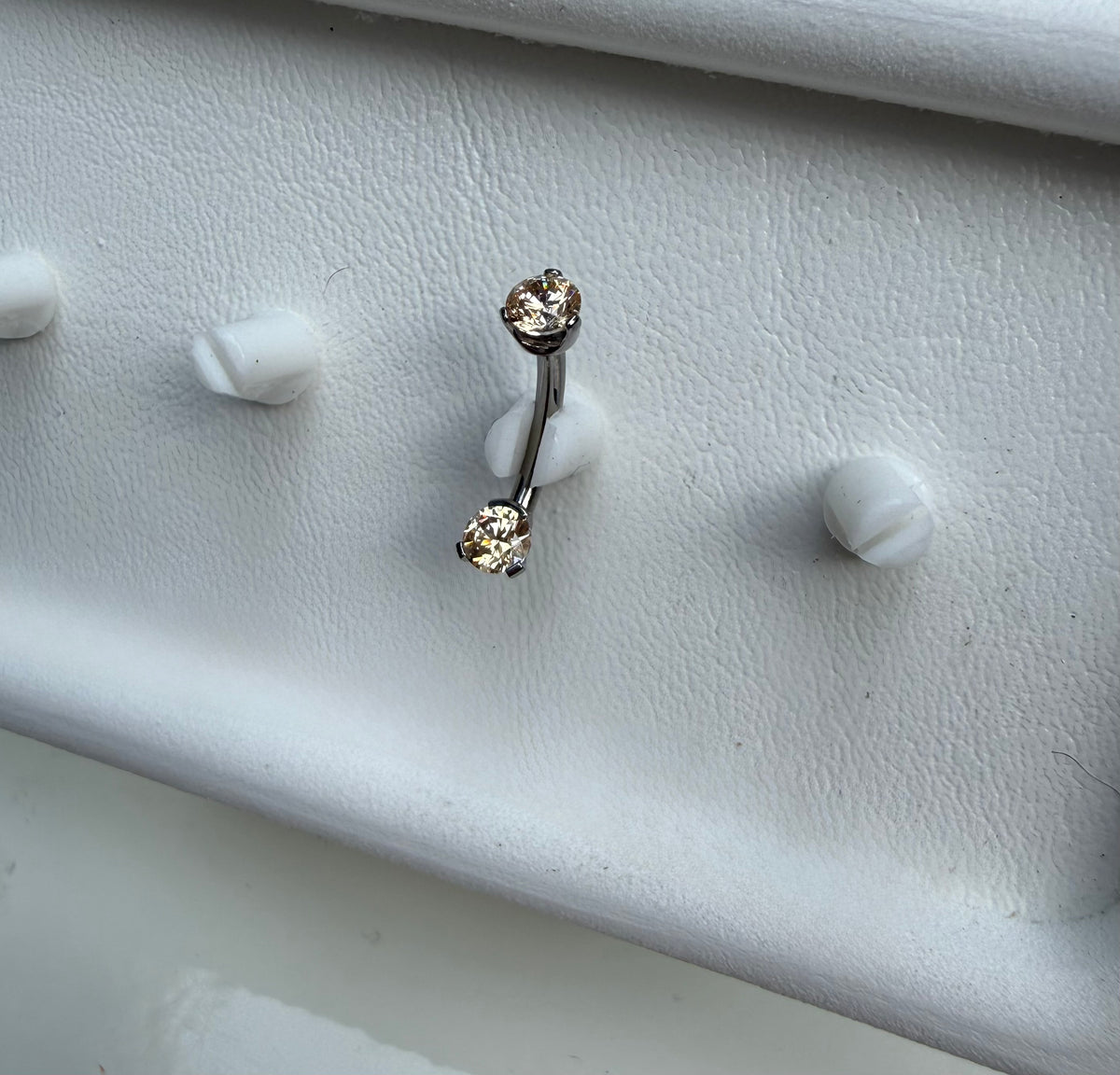 Titanium Curved Barbell - Prong