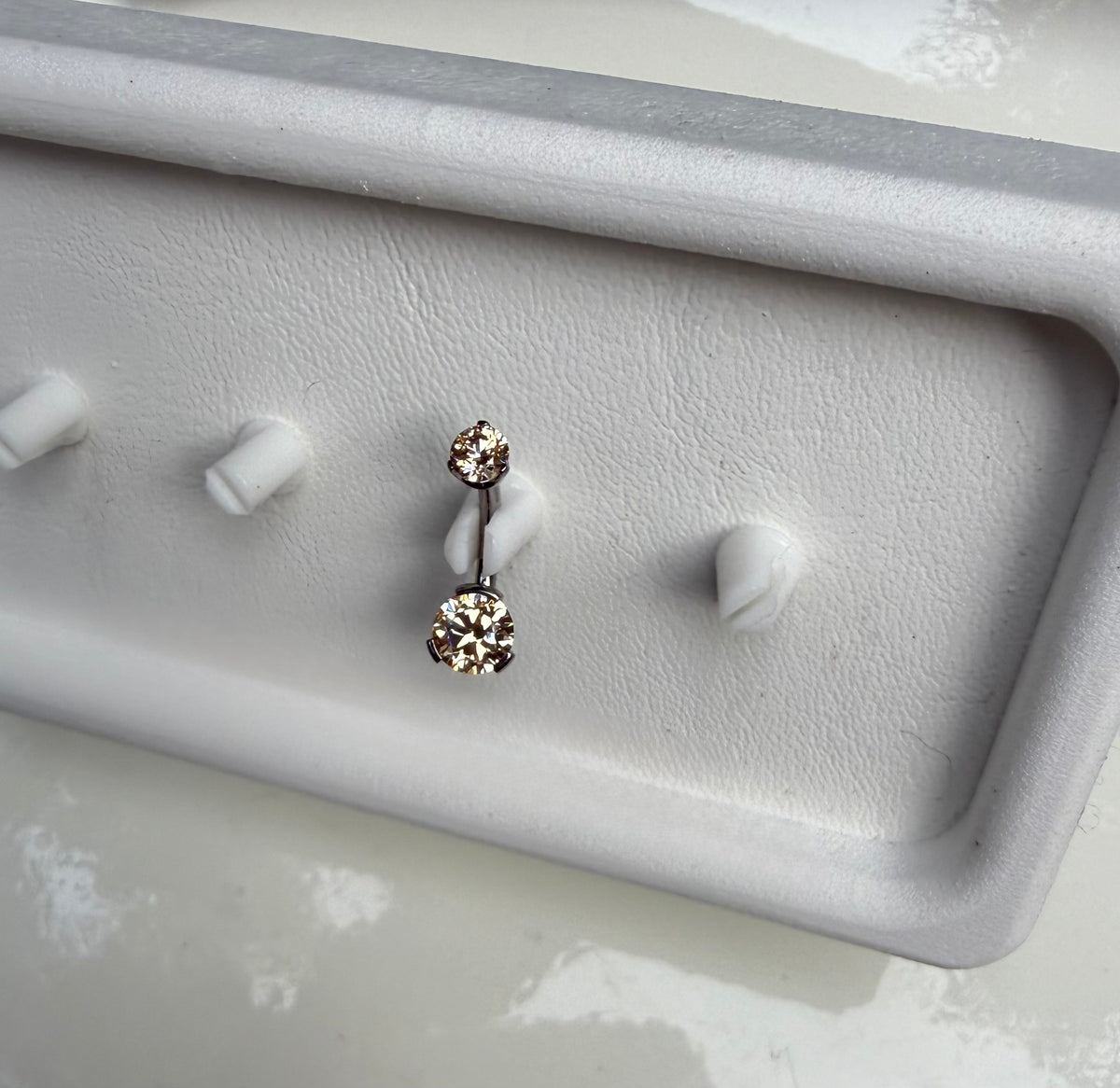Titanium Curved Barbell - Prong