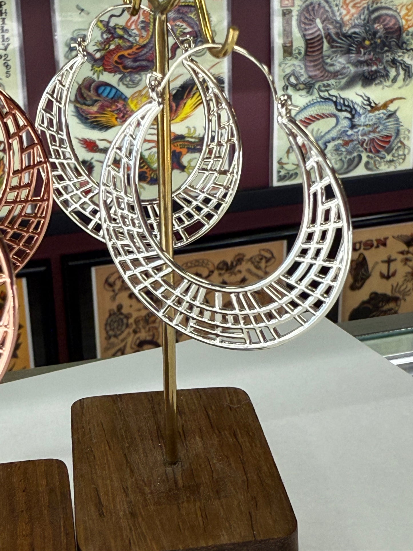 Prometheus earrings from TETHER