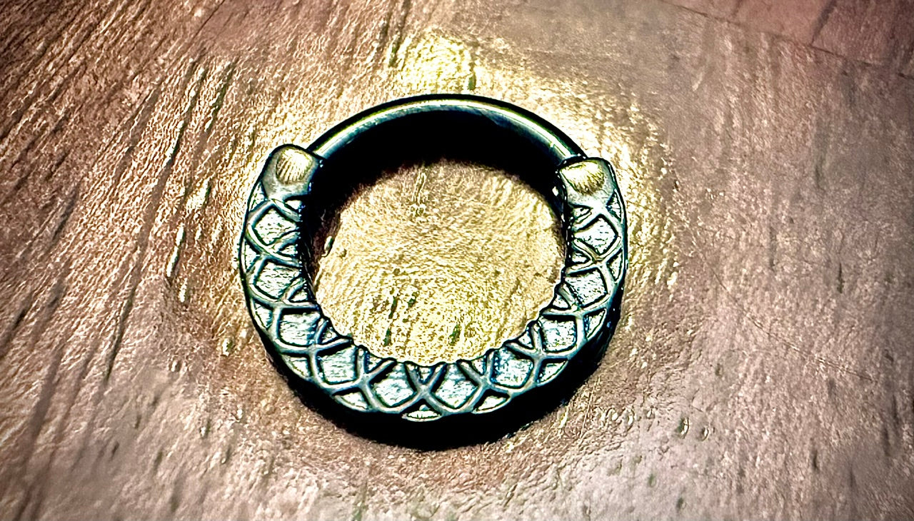 Solare - PVD coated obsidian - Clicker by Tether